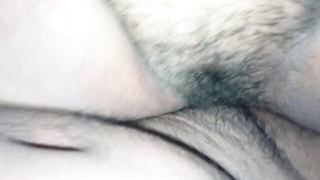 Indian girl's tight hairy pussy pounded hard by boyfriend's cock