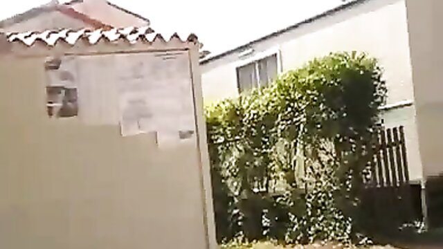 Hot neighbor with massive tits caught spying on lustful desires