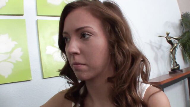 Maddy O'Reilly closeup portrait in moist beaver lesbian video