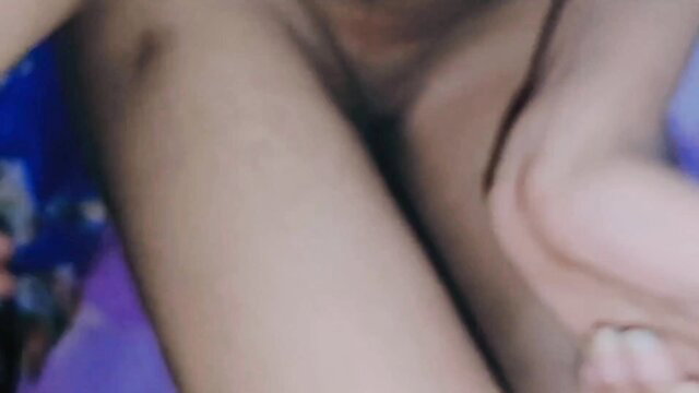 Indian beauties' tight pussies stretched in homemade threesome