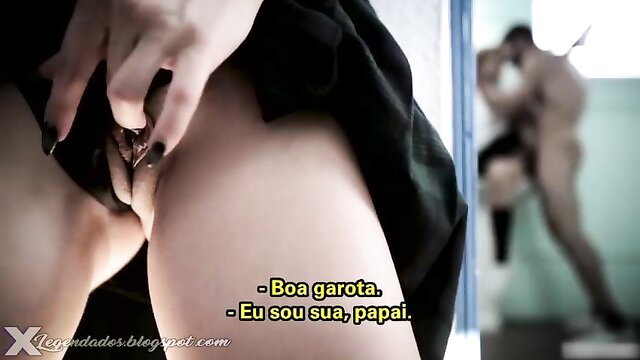 Student spreads pussy for professor in classroom sexcapade