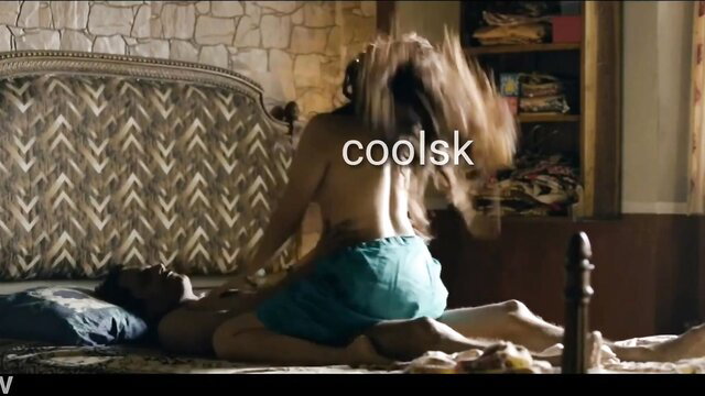 Indian babe in green skirt rides cock cowgirl in steamy sex