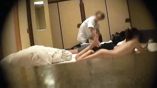 Japanese masseuse nude foot massage hidden cam freaky session