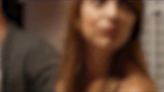 Sheena Ryder blurry closeup smile with man, stepmom tease