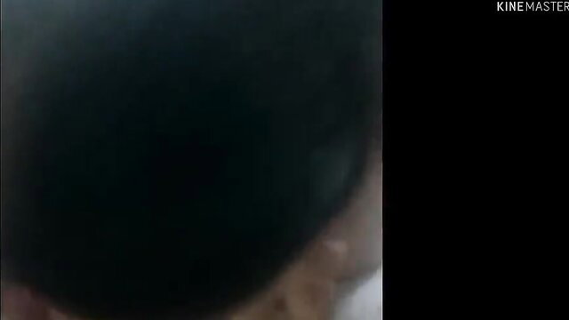 Blurry closeup of Desi mom's face in kinky POV seduction