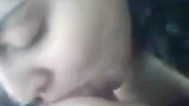 Hot Pakistani GF closeup face blurred eyes lips parted oral tease