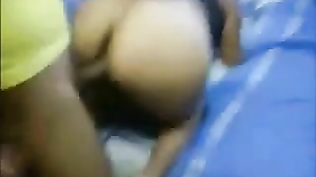 Black girl submissive bent over taking it from behind in wild anal ride