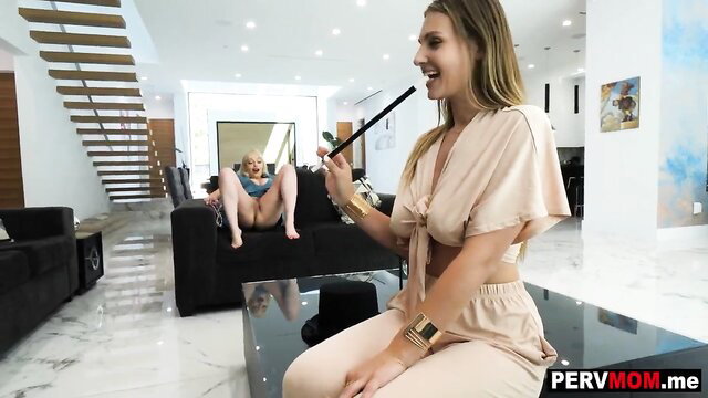 Jessica Starling and Kenzie Love magicsters threesome in sexy outfits