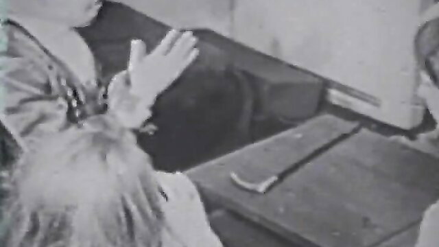 Vintage Color Climax Satan worshippers retro orgy, close-up nude cultists