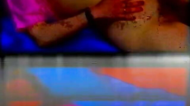 Retro teen blood play on phone, wild XXX ride with Club Seventeen