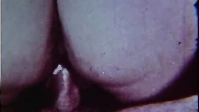 Retro nurse with huge natural tits and hairy pussy closeup