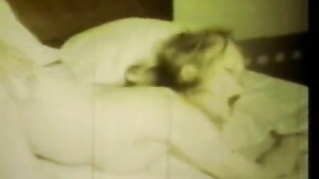 Vintage blonde guzzin thick cock closeup oral creampie CFNM