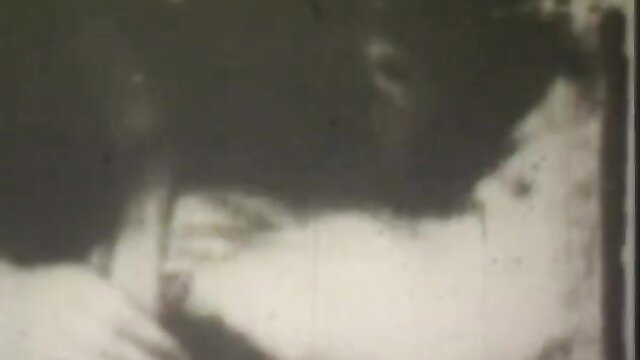 Vintage 50s-60s B&W lesbian porn thumbnail with natural tits