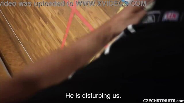 CzechStreets Horny PE Teacher grabs girl arm in public amateur pickup