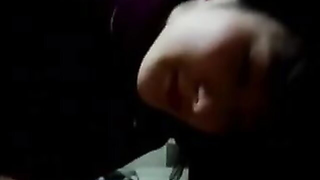 Closeup of kinky Japanese GF's face in JAV blowjob scene