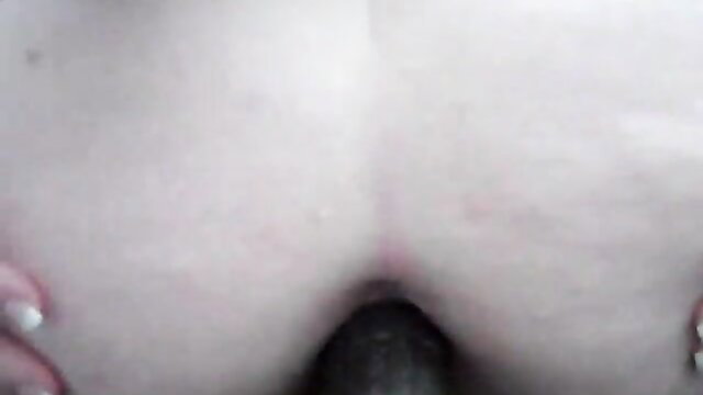 Mature BBW begs for rough anal pounding creampie closeup