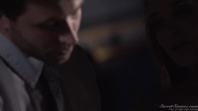 Gia Paige closeup kinky fingering in pantyhose with big dick