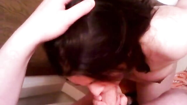 Amateur wife doggy style pounded by buddy's cock closeup