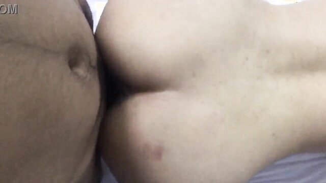 Hot Asian wife big ass in doggystyle hard sex closeup