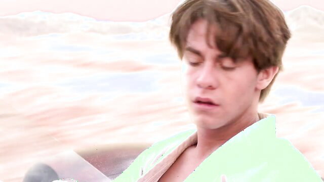 Jennifer White as sand babe with Obi Wan in Wicked anal scene