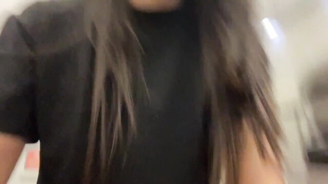 Fablazed in tight black top, long dark hair, steamy Sao Paulo tease