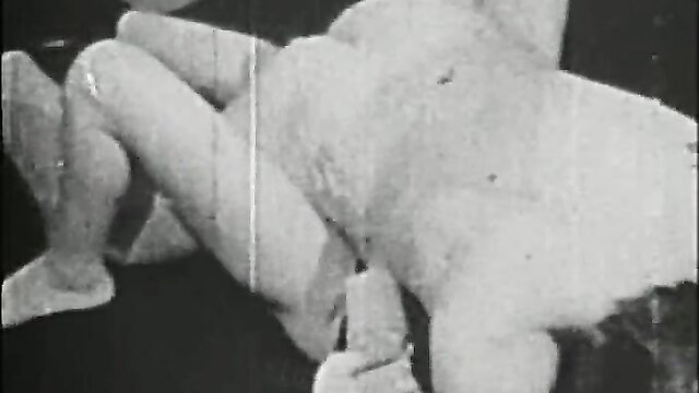 Vintage B&W doggystyle fuck from Bucky Beaver's Stags Loops #021