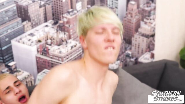 Tim Smith & Angel Abell bareback fucking with skinny bodies