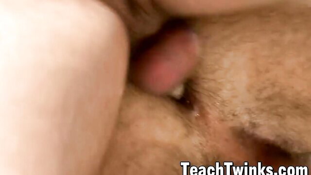 Dan Jenkins and Nathan Brookes bareback anal fucking in dorm room