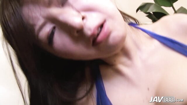 Hitomi Ohashi closeup face in ecstasy, sexy lingerie, JAV busty babe