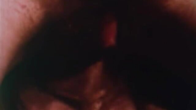 Retro blonde with saggy tits in closeup oral creampie scene