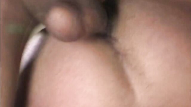 Black stud's huge cock penetrates tight white guy's ass closeup