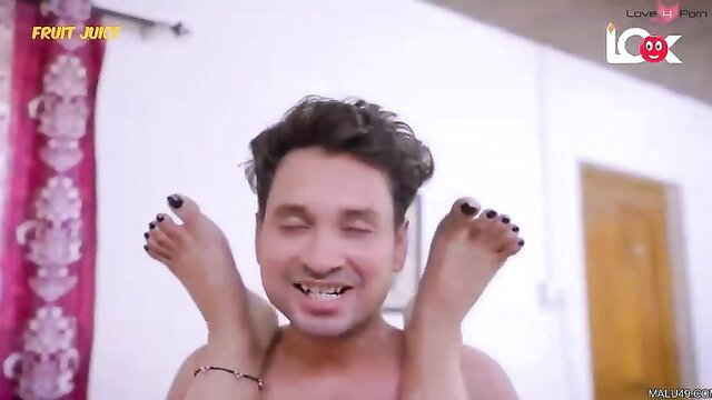 Indian MILF holds up her sexy feet for busty boobs man in hardcore fuck