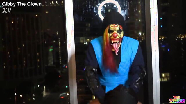 Jade cosplay clown fucks Sub Zero in Mortal Dickbat XXX parody