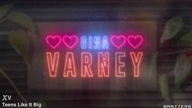 Gina Varney neon sign at No-Tell Motel, Brazzers big tits babe