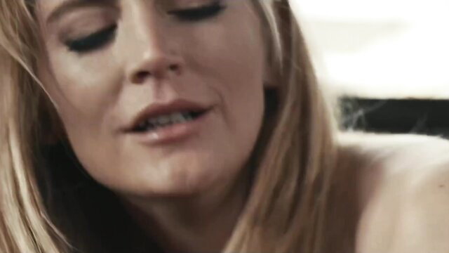 Mona Wales closeup seductive lips and eyes in hot MILF scene