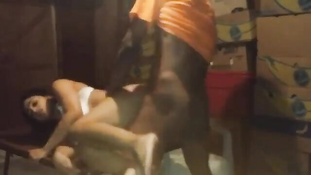 Hot Indian redhead girl fucked hard by black guy in amateur sex