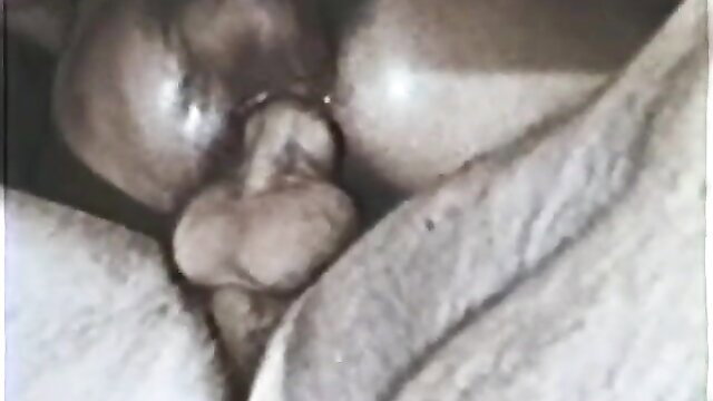 Hairy ass spitroast in classic Queens Full House porn video