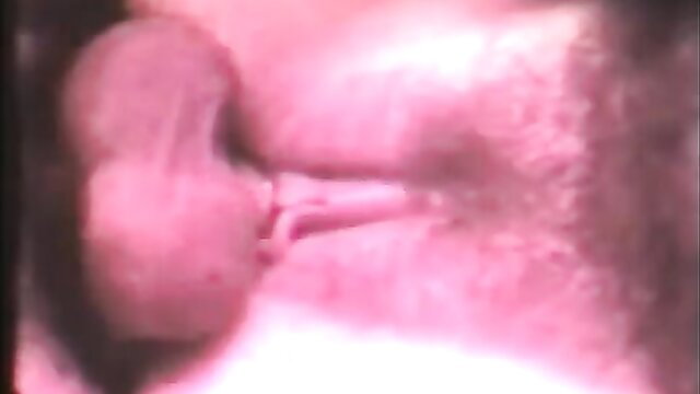 Little Red's retro closeup pussy and tits in hot vintage porn loop