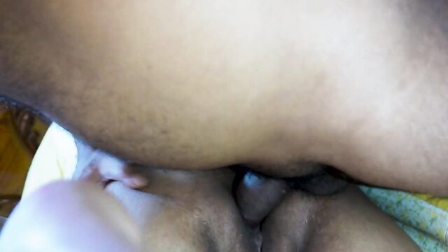 Desi step-sister pussy devoured by massive shafts at party