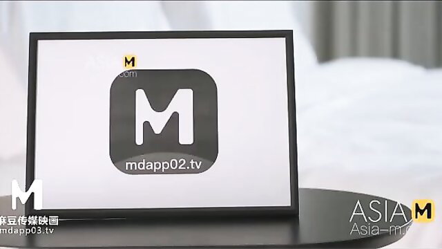 Chinese babes cocksucking competition promo with mdapp02.tv Asia M logo