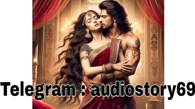 Hot Indian couple in saree embrace, Baahubali-style romantic pose