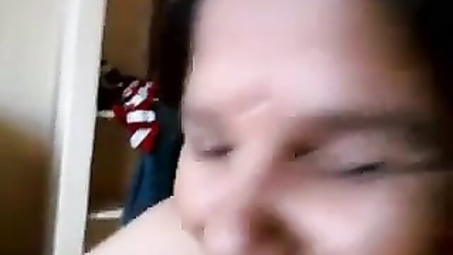 Indian mom sucking cock while fingered closeup