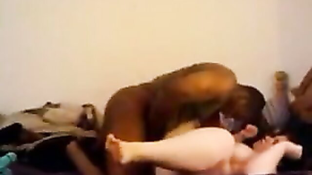 Chubby white wife fucked hard by black stud in amateur sex