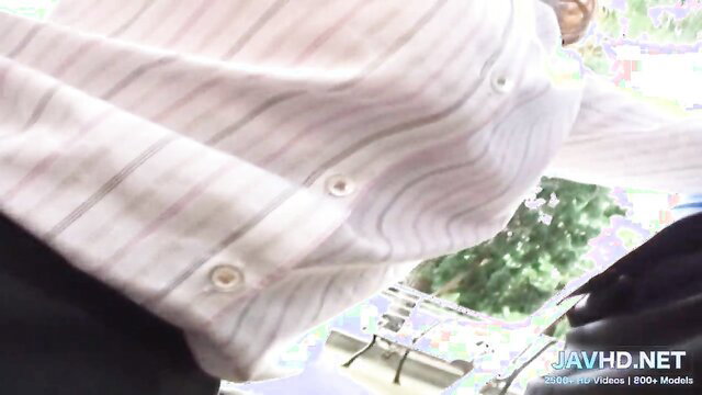 Asian woman in white shirt outdoor JAV sex, Hey Outdoor Vol 11