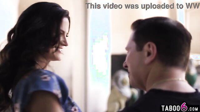 Penny Barber smiling with husband in taboo threesome preview