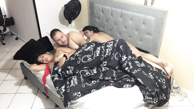 Latina Caseritos threesome cheating with steamy bodies tight pussies