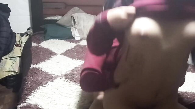 Astrid Cute's perky tits bounce in hard doggy pounding sex