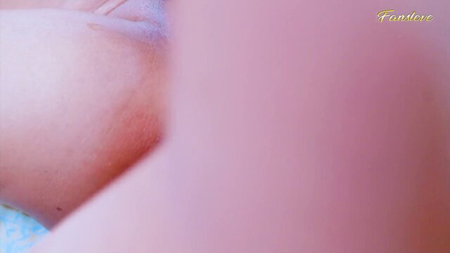 Indian Desi babe's big tits and ass in blurred closeup tease