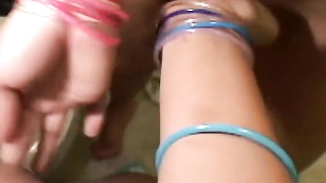 Hot teen lesbians finger each other's wet labia to rock hard orgasm