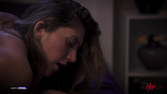 Laney Grey moans in ecstasy as Addison Vodka pleasures her